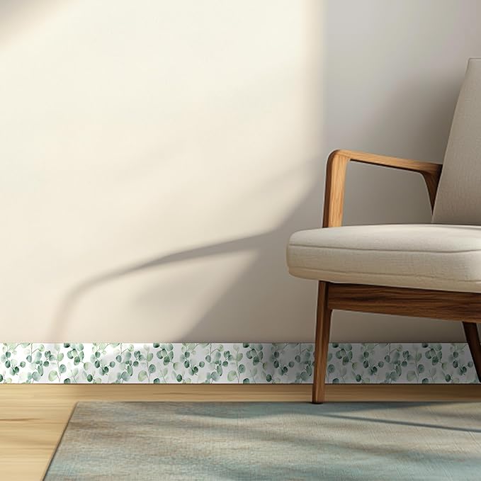 HOMETITUTE Wallpaper Border 4x196 Inch Peel and Stick Wall Border Wallpaper