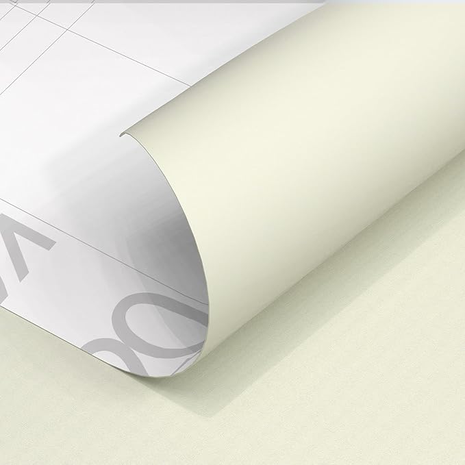 Yancorp 16"x120" Matte Beige Contact Papaer Peel and Stick Wallpaper Vinyl Wrap