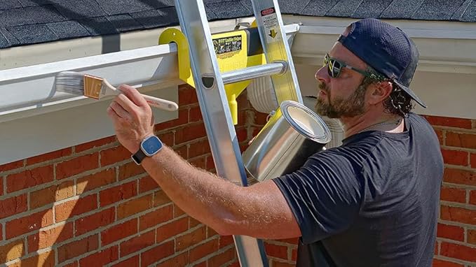 PiViT® Ladder Helper, Ideal for Painting and Gutter Cleaning. Safeguard Your Gutters from Scratches and Dents. ProVisionTools, Inc®