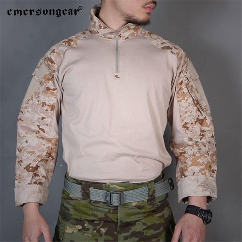 EMERSONGEAR Men's Tactical Shirt - Gen3 Quick-Dry Long Sleeve BDU for Airsoft & Combat | Army Green