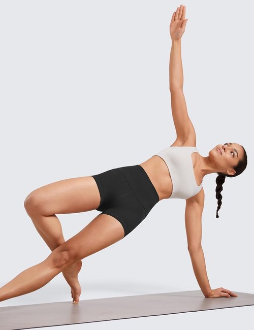 CRZ YOGA Biker Shorts - Butterluxe High-Waisted Spandex for Women's Yoga & Running | 2.5" Length