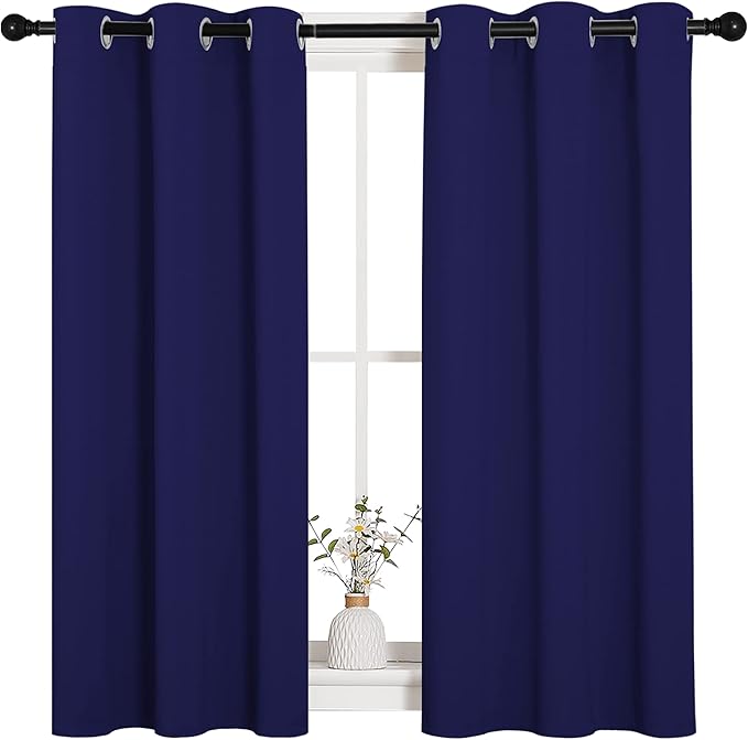 NICETOWN Blackout Draperies Curtains, All Season Thermal Insulated Solid