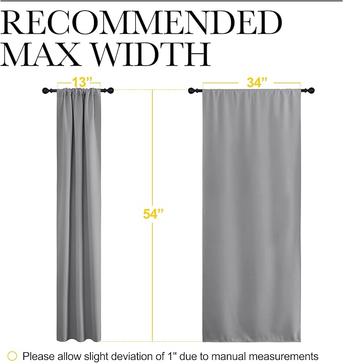 NICETOWN Short Curtains for Small Window