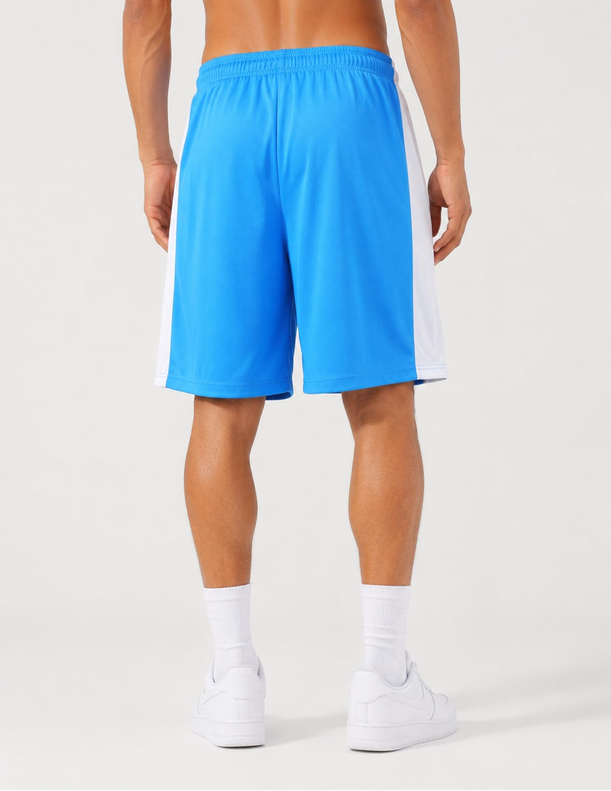 Liberty Imports 5 Pack Men's Quick Dry Athletic Basketball Shorts 9" Inseam with Pockets, Activewear for Workout Gym Running (Set 1, Large)