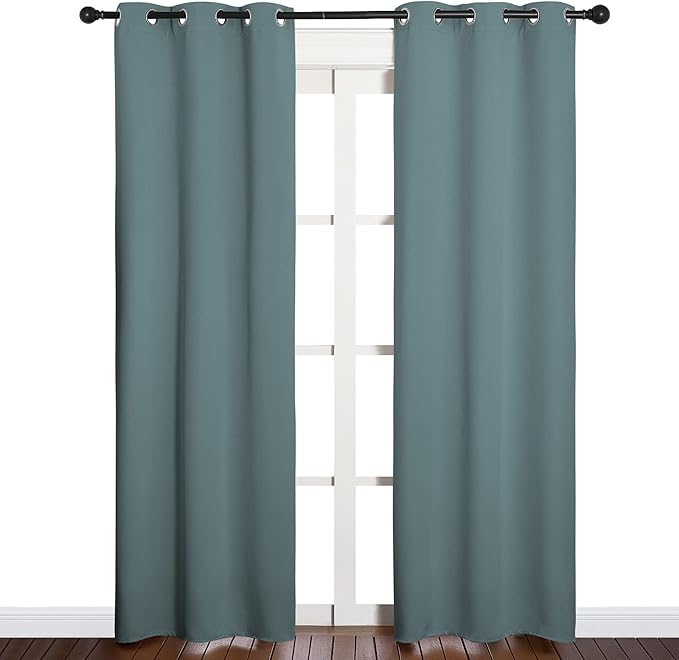 NICETOWN Modern Blackout Curtains Noise Reducing, Thermal Insulated and Privacy