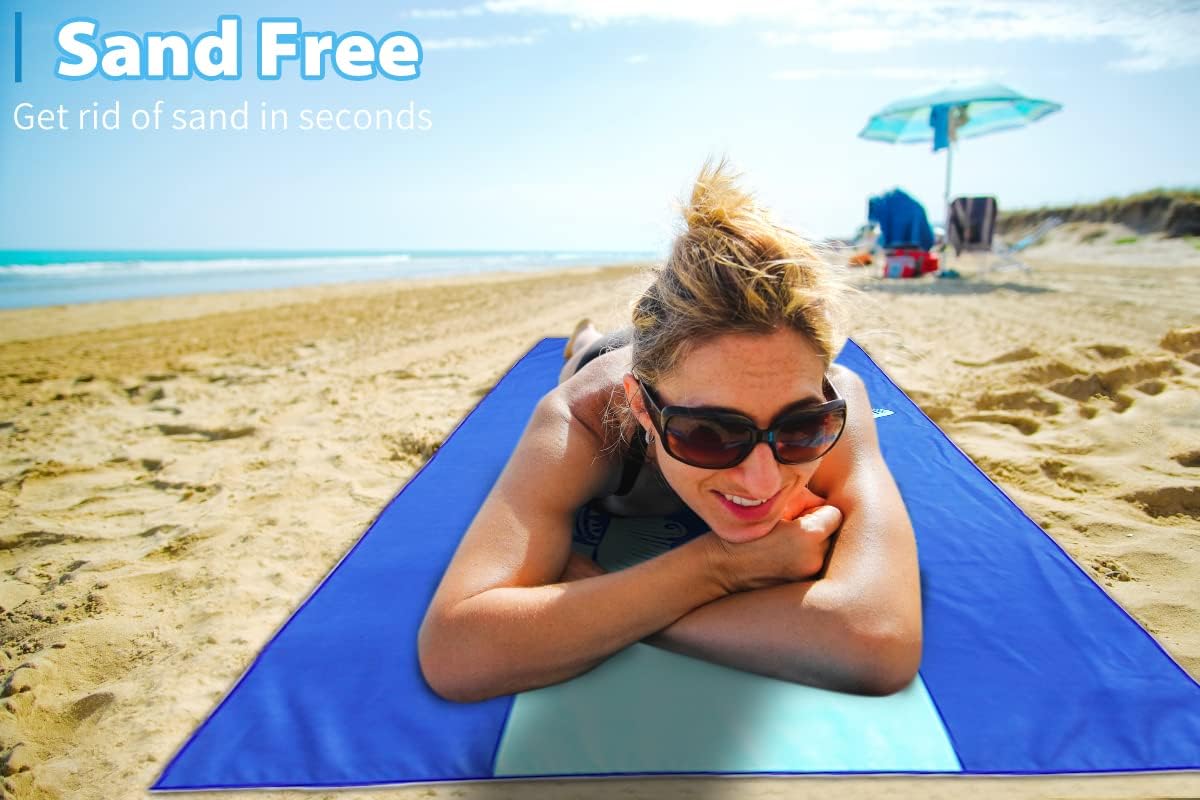 Skiennix Microfiber Beach Towels - Oversized, Lightweight, Sand-Free | 71"x32" XL for Travel & Yoga