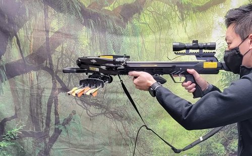 4-Arrow Quick Release Aluminum Bow Quiver - SAS Compact Design
