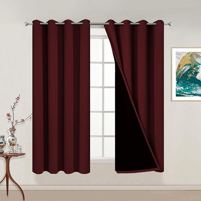 Yakamok Thermal Insulated 100% Blackout Curtains