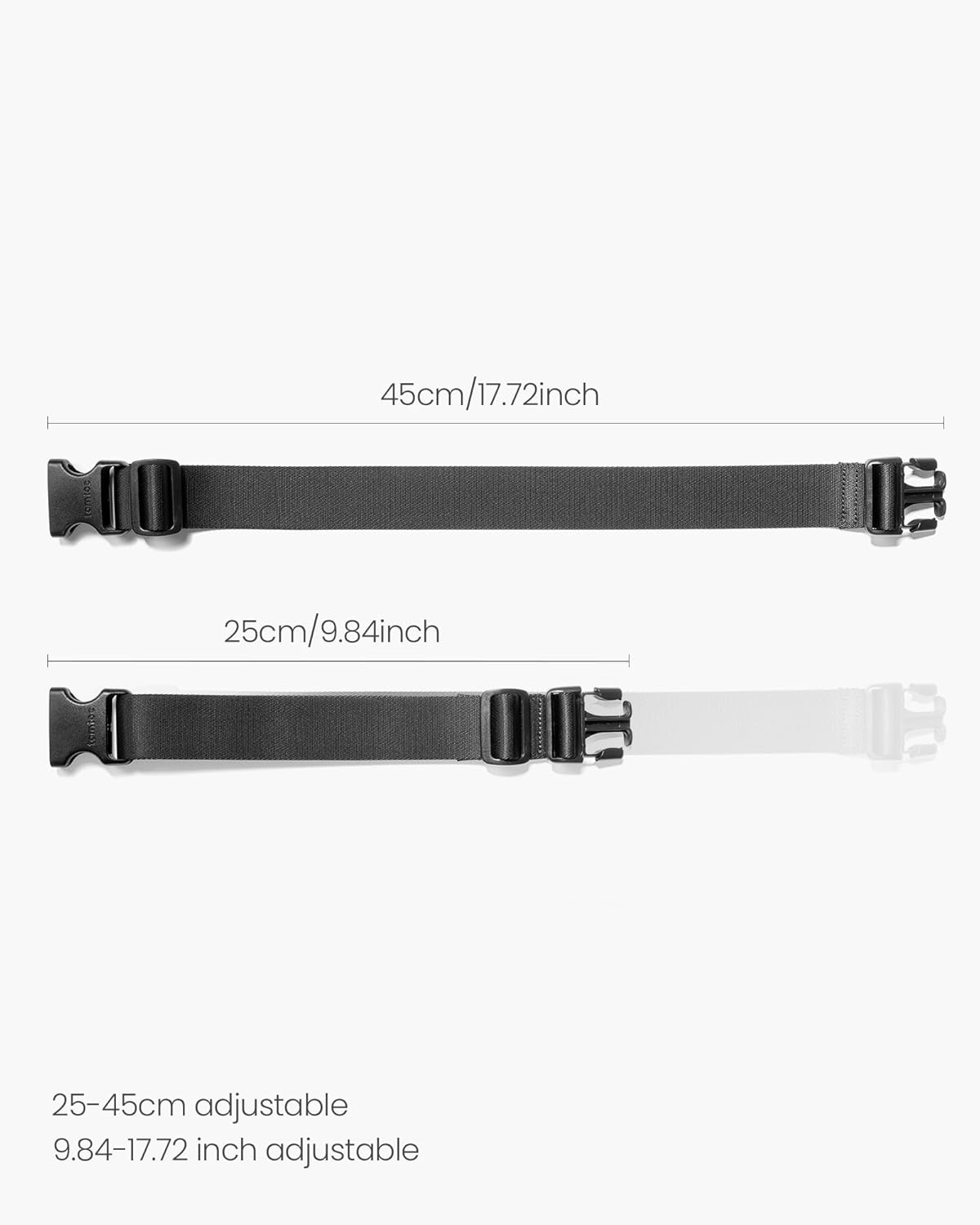 tomtoc Adjustable Extension Strap - 9.84" to 17.72" for Perfect Fit on Explorer-T21 & Navigator-T24 Sling Bags