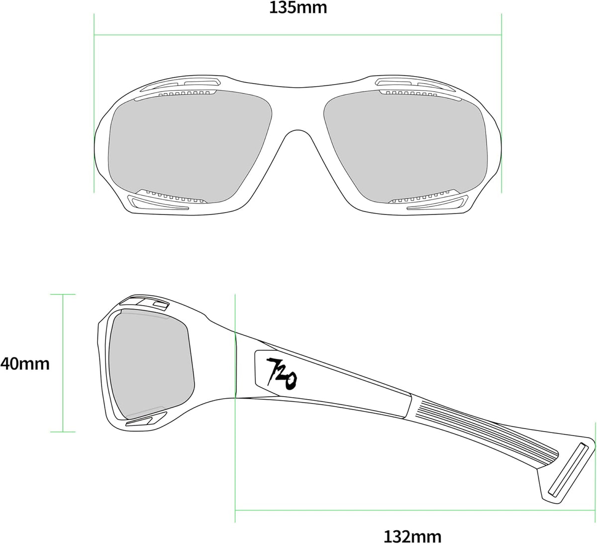 Stingray Polarized Floating Sunglasses - UV400 Protection for Water Sports | Unisex Design