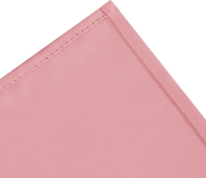 LEMOMO Blackout Curtains 66 x 72 Inch Long Pink Curtains Set of 2 Panels Room