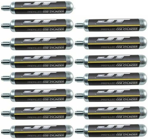 JT 90g CO2 Cartridges - PBB Barrel Plug & Squeegee for Crosman AirSource Cylinders