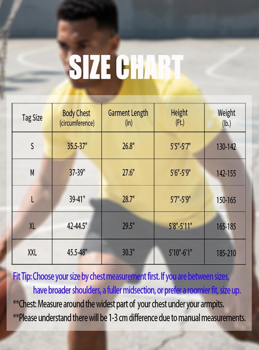 Zengjo Moisture-Wicking Men's Athletic T-Shirt - Quick Dry Workout Gym Top