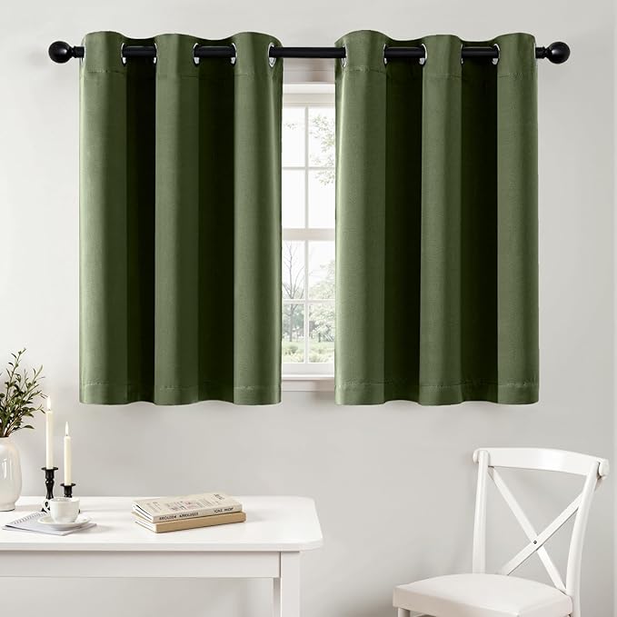 MIULEE Blackout Curtains for Bedroom Living Room 2 Panels, Thermal Insulated