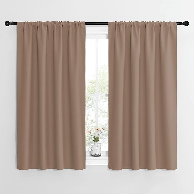 NICETOWN Kitchen Window Blackout Curtains