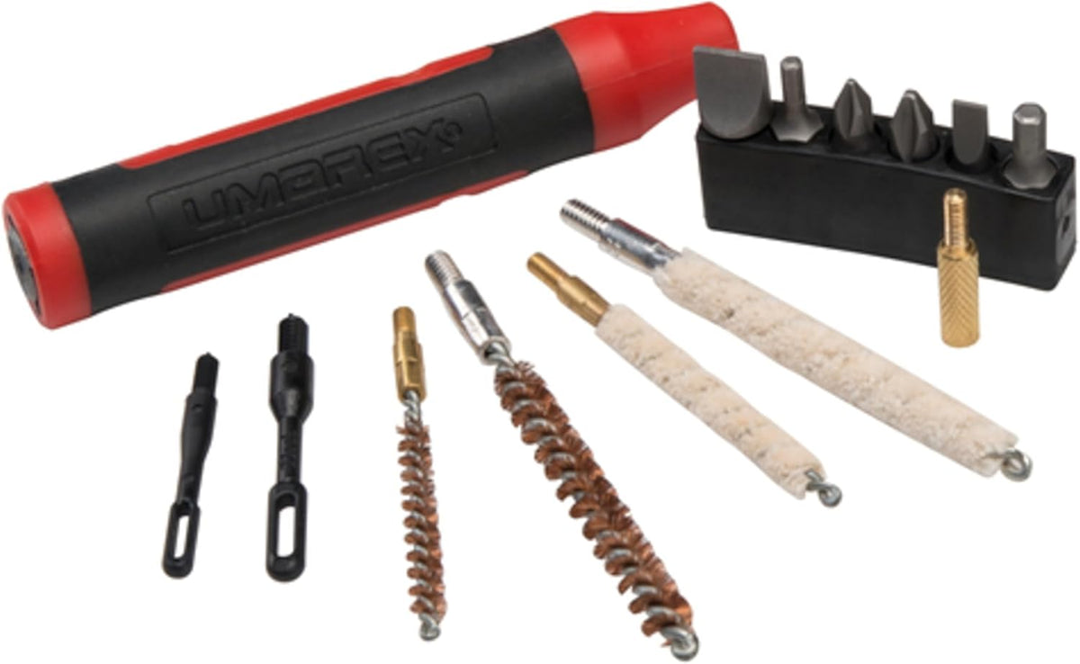 Umarex Air Gun Cleaning Kit for .177 & .22 Caliber - Rod, Brushes, Mops & More