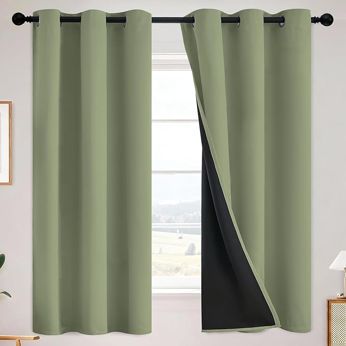SimpleHome 100% Blackout Curtains