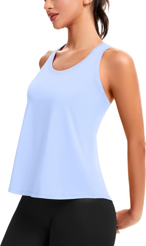 MathCat Women's Workout Tank Tops - Racerback Sleeveless Yoga Shirts | Loose Fit for Athletic Comfort (XS-XL)