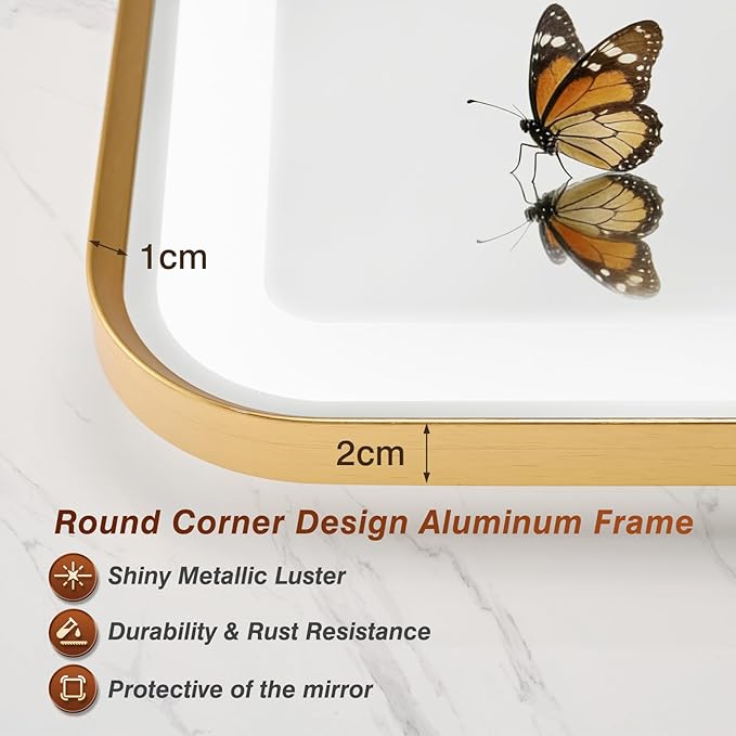 36x60 Inch LED Bathroom Mirror
