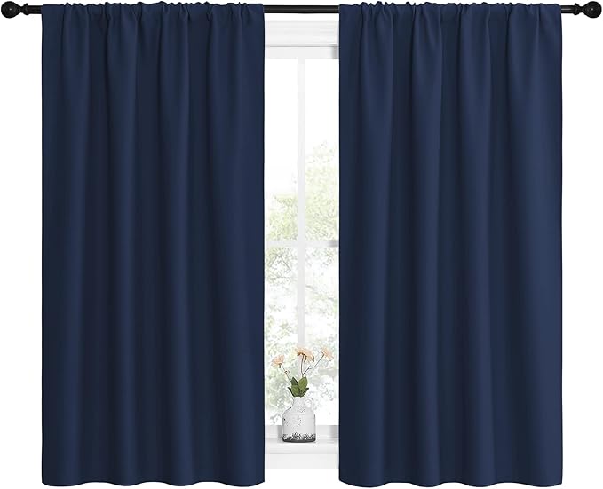 NICETOWN Kitchen Curtains, Short Blackout Curtains & Drapes, Thermal Insulated