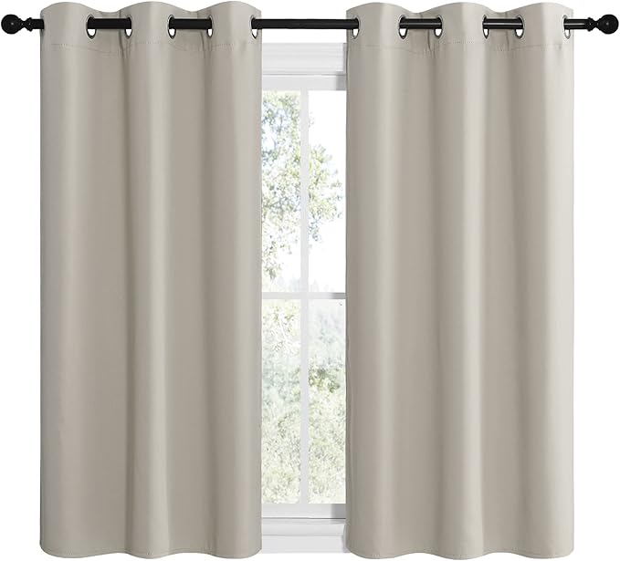 NICETOWN Kitchen Curtains for Decoration, Thermal Insulated Grommet Room