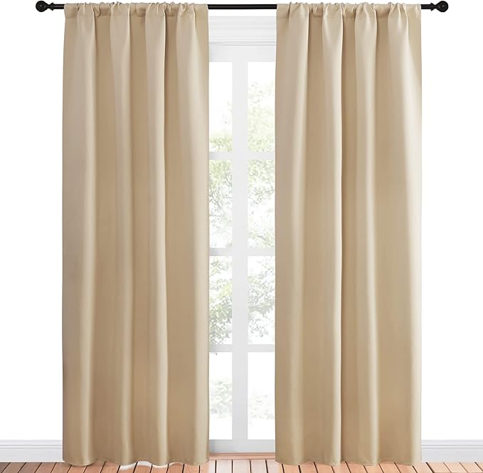 NICETOWN Kitchen Room Darkening Curtains