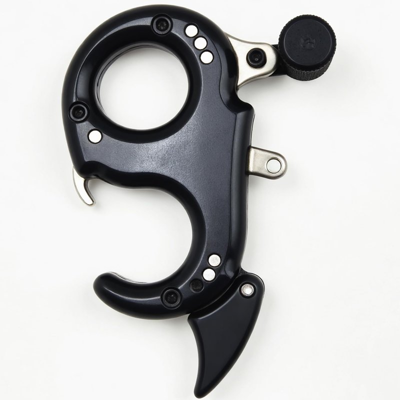 sntxmy Bow Release for Compound Bow, Archery Release Aids, Compound Bow Trigger Release, Button Thumb Release. (2 or 3 Finger Bow Release, Black)