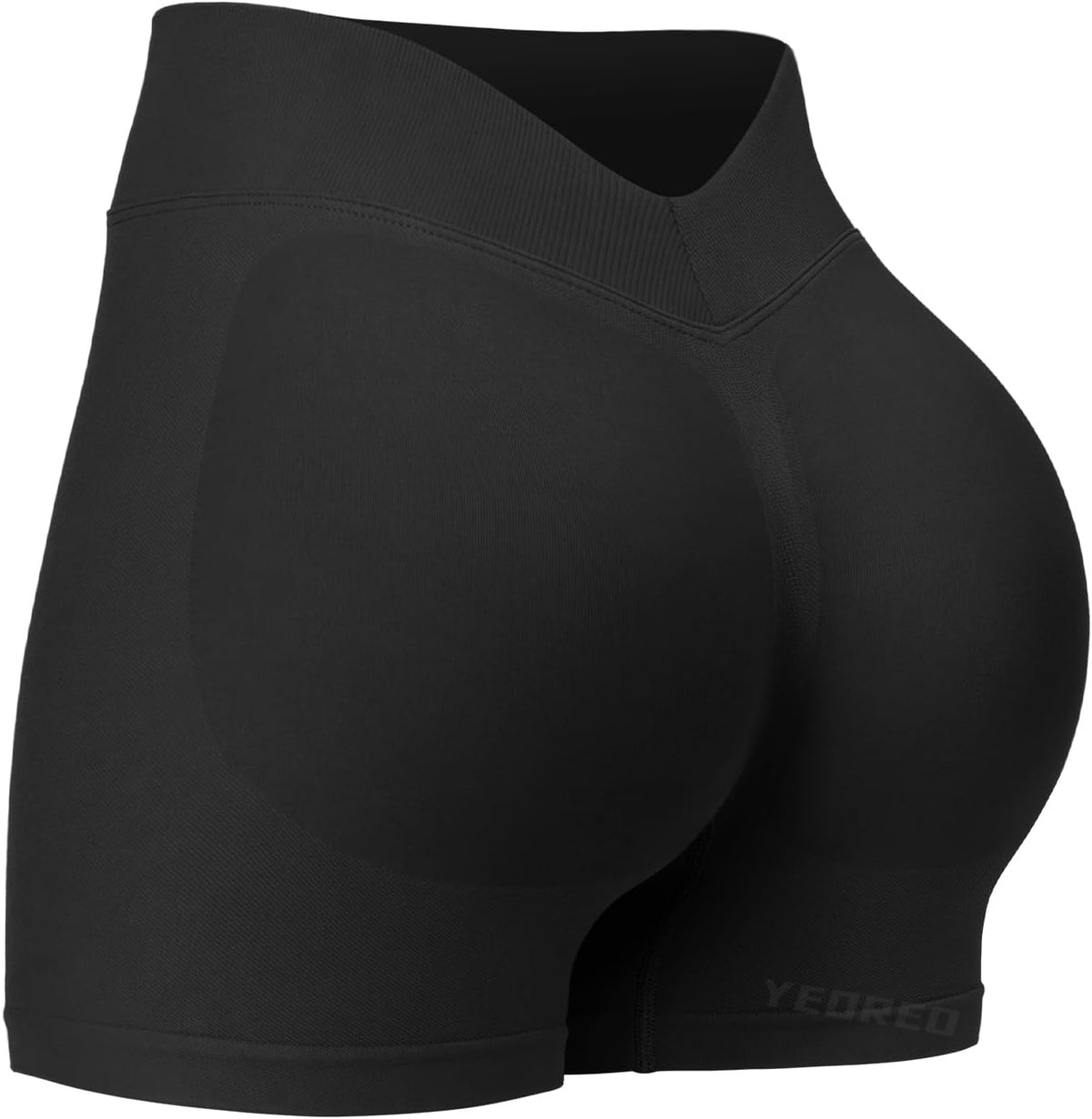YEOREO SoftHue Workout Shorts - High Waisted Tummy Control | 3.6" Gym Biker Shorts for Women