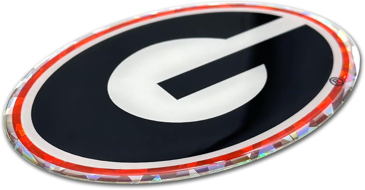 University of Georgia Reflective Decal | Premium 3D All-Weather Sticker for Car, Laptop, Water Bottle & More | Made in the USA