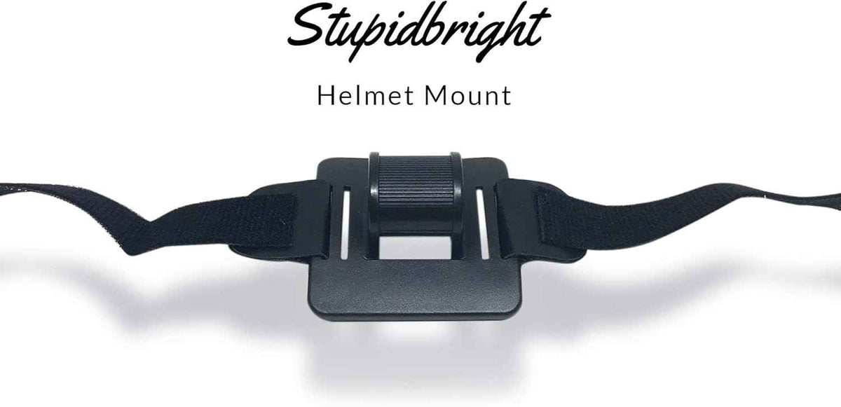 Night Provision Bike Light Helmet Mount for Cree LED Lights - Compatible with Gemini, Magicshine, SB1, SB1600, BX-300