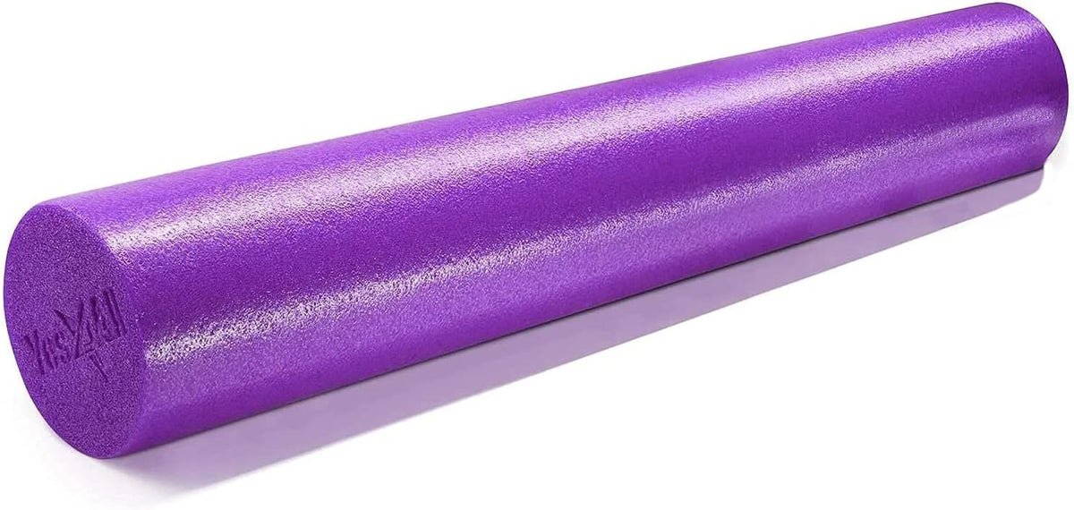 Yes4All Foam Roller - Medium Firm Round PE for Pilates, Yoga & Core Exercises | 12-36 Inches