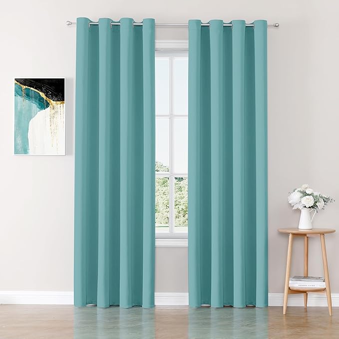ChrisDowa Blackout Curtains 72 inches Long