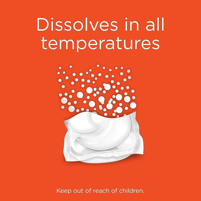 Tide PODS Free and Gentle, Laundry Detergent Soap PODS, HE, 96 Count - Unscented and Hypoallergenic for Sensitive Skin, Free and Clear of Dyes and Perfumes