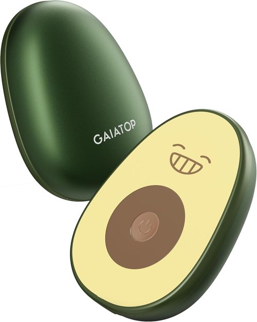 Gaiatop Rechargeable Hand Warmers - Fast Heating Magnetic Design | 2-Pack Avocado Shape for Outdoor Use