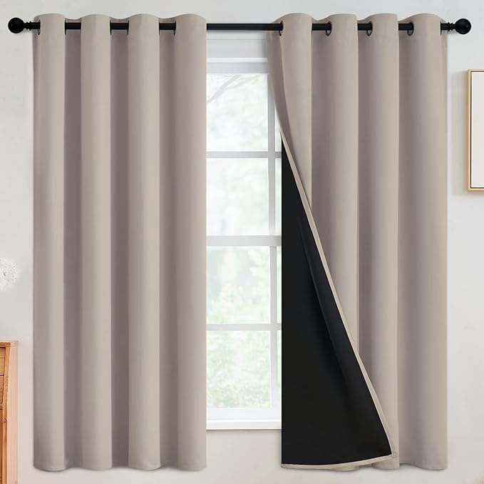 SimpleHome 100% Blackout Curtains