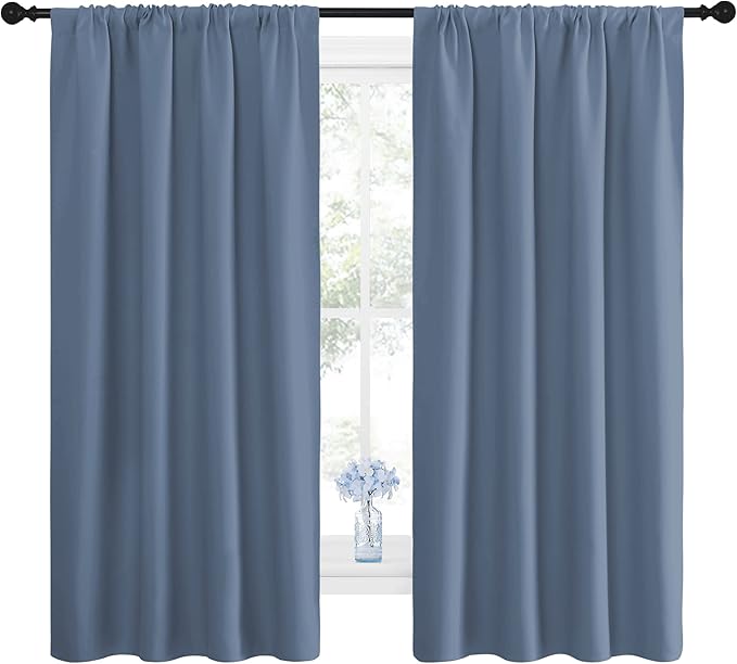 NICETOWN Blackout Curtains for Living Curtains, Triple Weave Home Decoration
