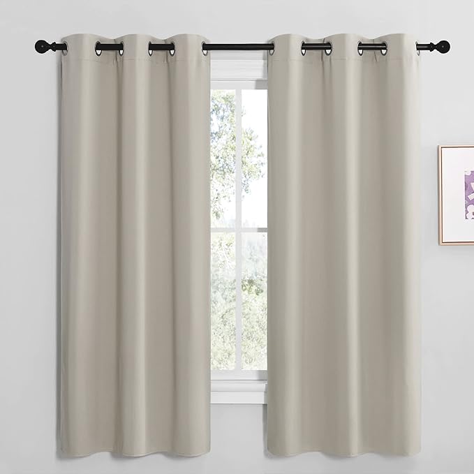 NICETOWN Kitchen Curtains for Decoration, Thermal Insulated Grommet Room