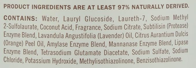 Mrs. Meyer’s Clean Day Lavender Laundry Detergent Concentrated Loads Per Bottle 64 Fl Oz (Pack of 5)