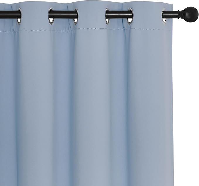 NICETOWN Bedroom Curtain Room Darkening Drapery 102 inches Length