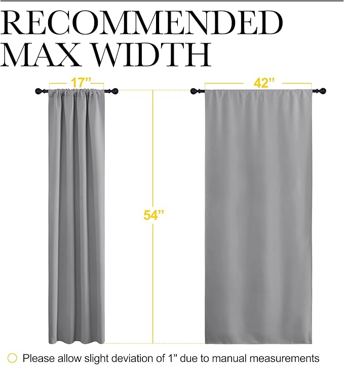 NICETOWN Short Curtains for Small Window