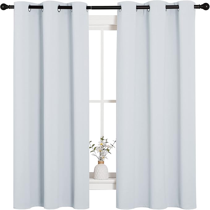 NICETOWN Window Treatment Thermal Insulated Grommet Room Darkening Curtains