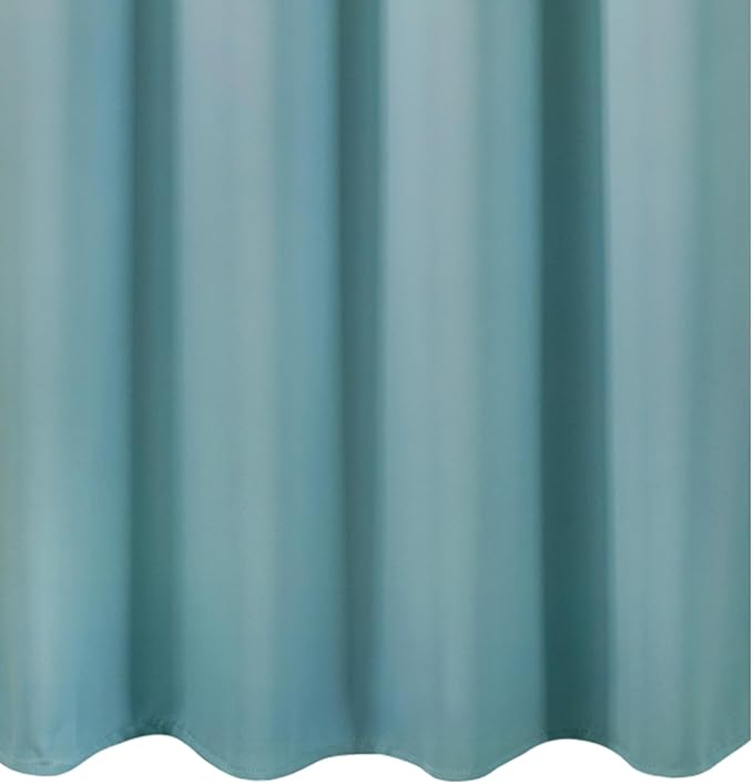 LEMOMO Blackout Curtains 66 x 72 Inch Long Stone Blue Curtains Set of 2 Panels