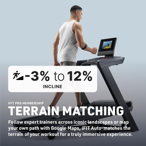 NordicTrack Commercial Series: Premium Foldable Treadmills, Incline & Decline, iFIT Membership Required to Access iFIT Content & Features