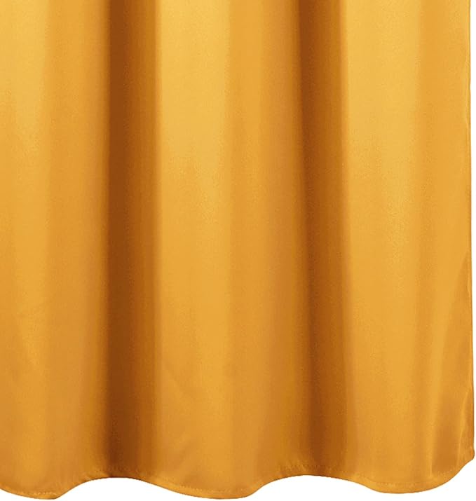 LEMOMO Blackout Curtains 52 x 90 Inch Long Yellow Curtains Set of 2 Panels Room