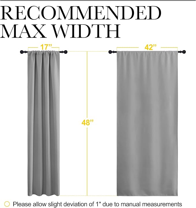 NICETOWN Window Curtains for Bedroom