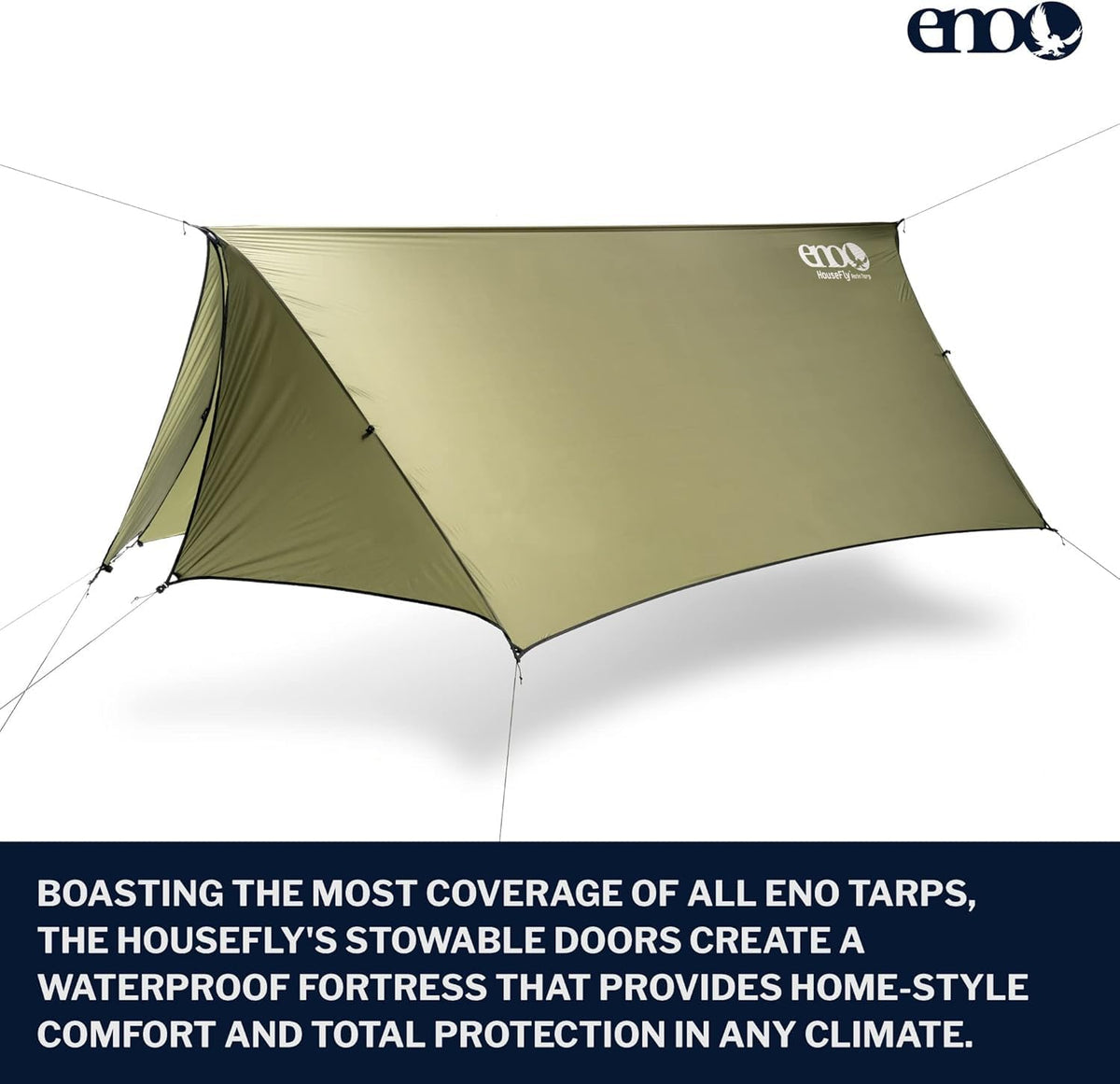 Ultralight Rain Tarp for Camping - ENO Eagles Nest Outfitters HouseFly