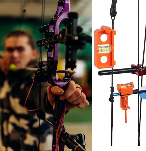 Archery Spirit Level - Bow String Leveling Kit for Accurate Tuning | Essential Archery Accessory