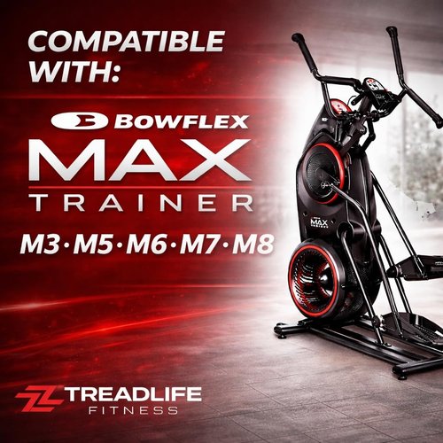2 x Replacement Roller Wheels - Compatible with Bowflex Max Trainers M3 M5 M6 M7 M8 (Pair)