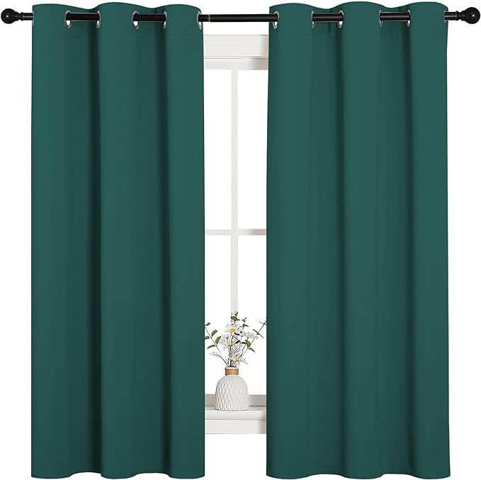 NICETOWN Thermal Insulated Solid Grommet Blackout Curtains/Drapes/Panels