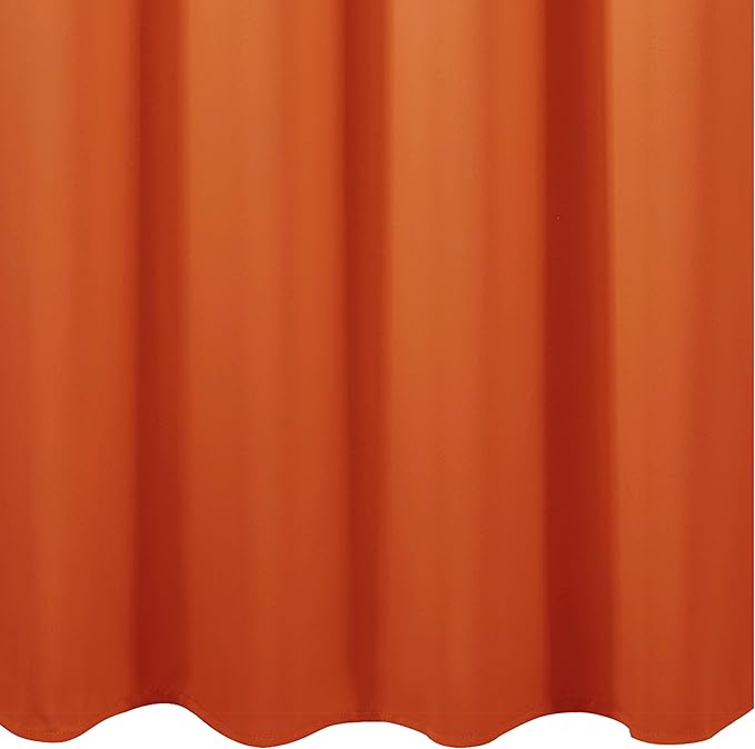 LEMOMO Blackout Curtains 66 x 84 inch/Orange Curtains Set of 2 Panels/Thermal